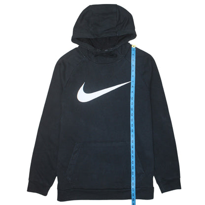 Nike Men's Black Pullover Hoodie M Dri-Fit Logo Sportswear