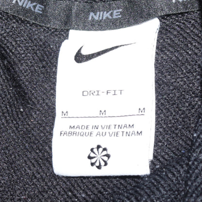 Nike Men's Black Pullover Hoodie M Dri-Fit Logo Sportswear