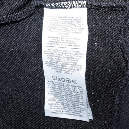 Nike Men's Black Pullover Hoodie M Dri-Fit Logo Sportswear