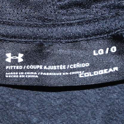 Under Armour Men's Black L Pullover Hoodie ColdGear Fleece