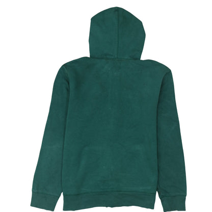 GAP Men's Green Full Zip Hoodie M Logo Fleece Sweatshirt