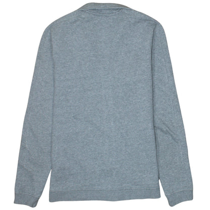 Nike Men's Grey Full Zip Cotton Fleece Sweatshirt Small