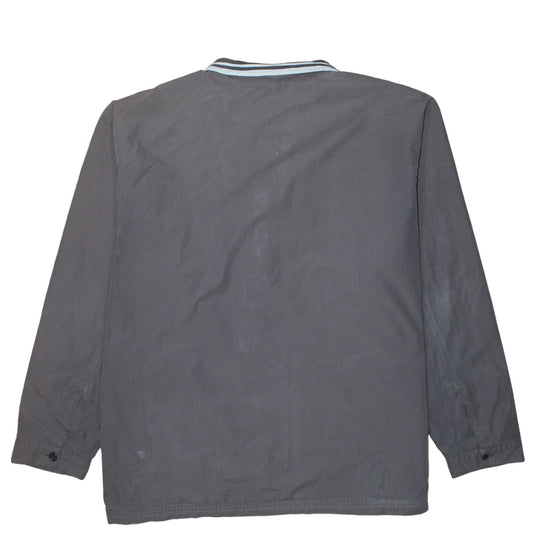 Nike Men's Grey 2XL Basic Zip Jacket Cotton Nylon Lined