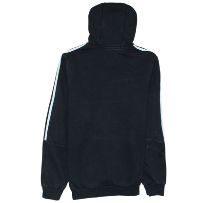 Adidas Men’s Black Pullover Hoodie S Regular Fit Logo Fleece