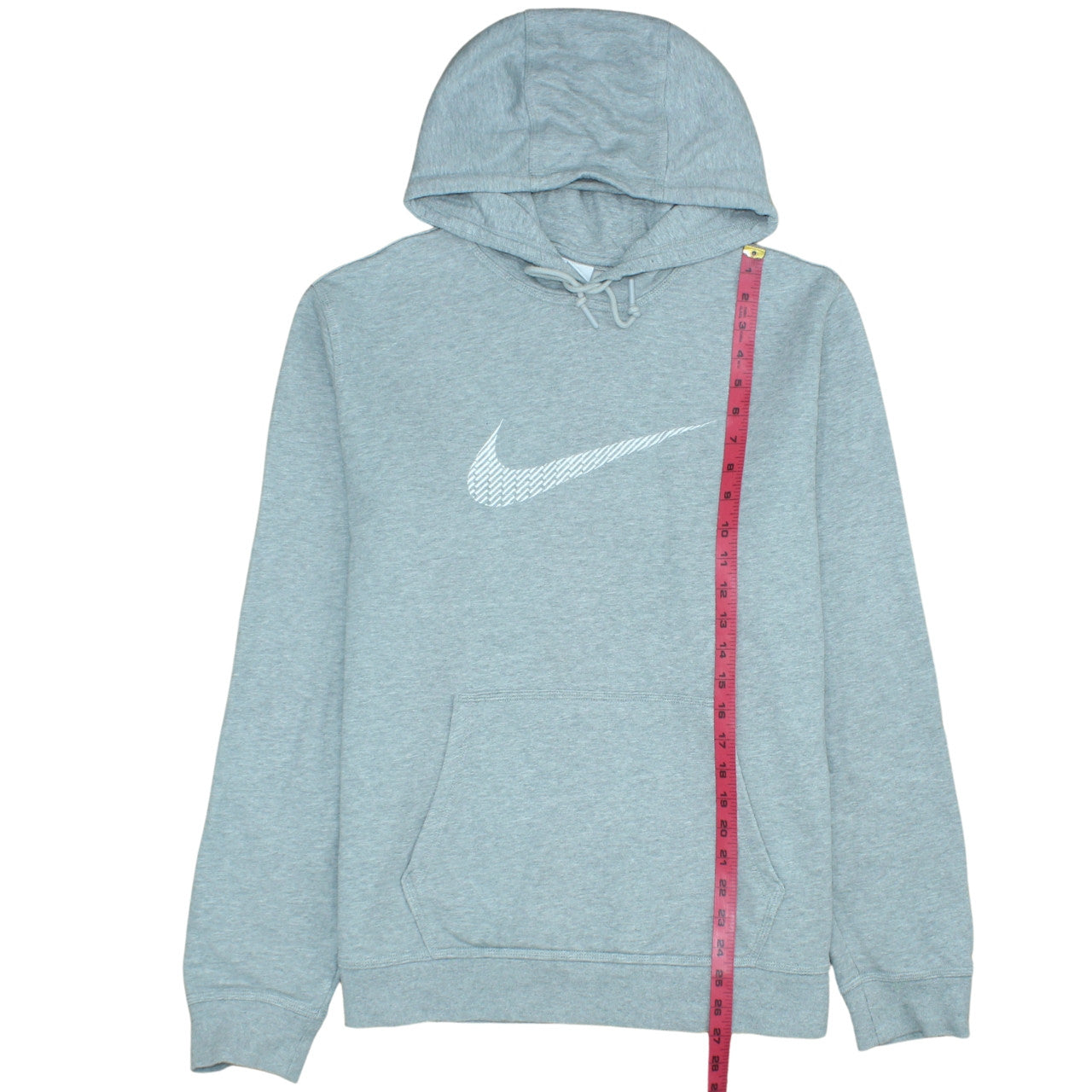 Nike Men's Grey XL Pullover Hoodie Sweatshirt with Logo