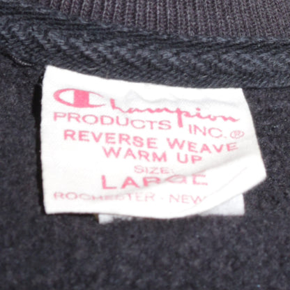 Champion Men's Black Large Reverse Weave Pullover Sweatshirt