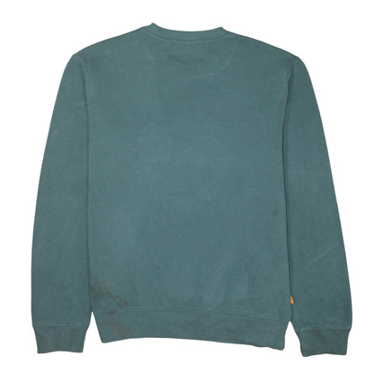 Timberland Men's Green Regular Fit Logo Sweatshirt M