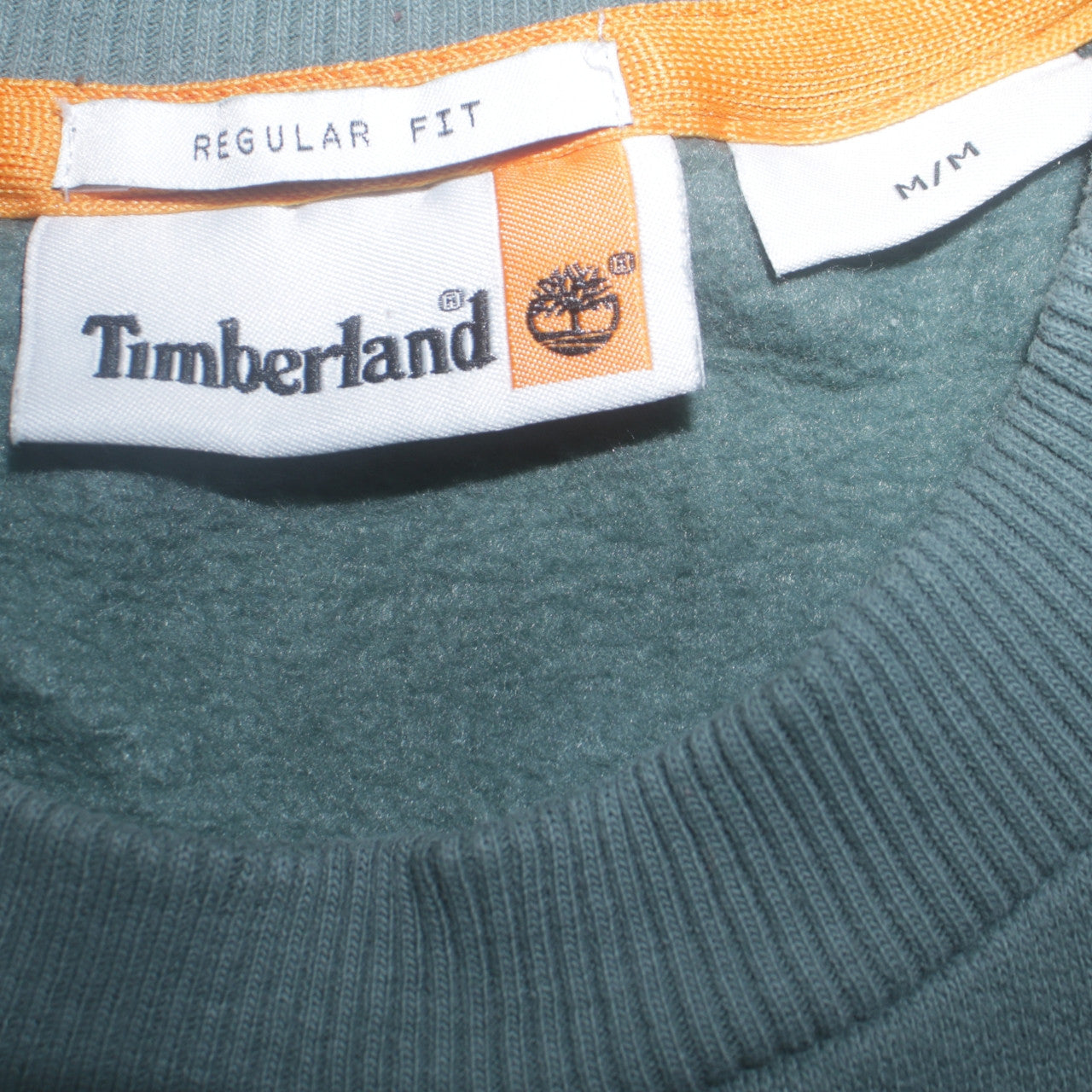 Timberland Men's Green Regular Fit Logo Sweatshirt M