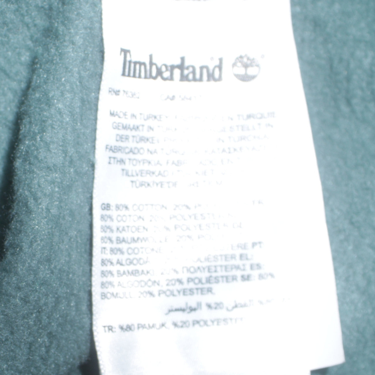 Timberland Men's Green Regular Fit Logo Sweatshirt M