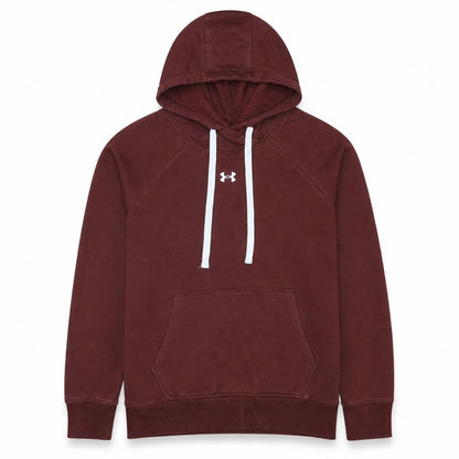 Under Armour Men’s Red Pullover Hoodie Small Relaxed Fit