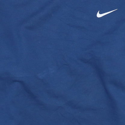 Nike Men’s Blue XS Pullover Sweatshirt with Logo Tape Trim