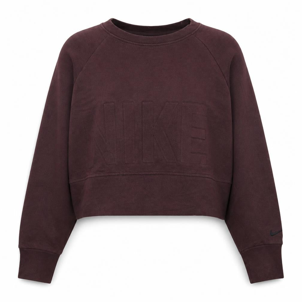 Nike Women's Burgundy Dri-FIT Pullover Sweatshirt Small