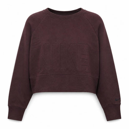Nike Women's Burgundy Dri-FIT Pullover Sweatshirt Small