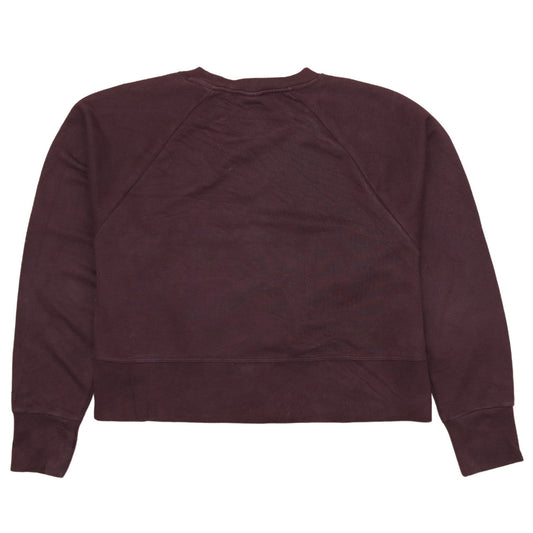 Nike Women's Burgundy Dri-FIT Pullover Sweatshirt Small