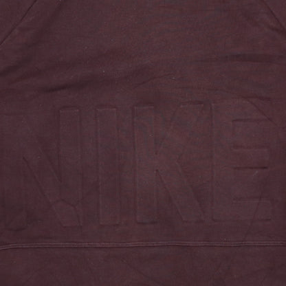 Nike Women's Burgundy Dri-FIT Pullover Sweatshirt Small