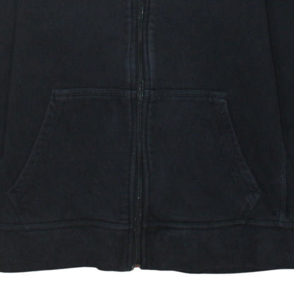 Nike Boys Black Full Zip Hoodie Size 12-13 Years L Casual Sportswear