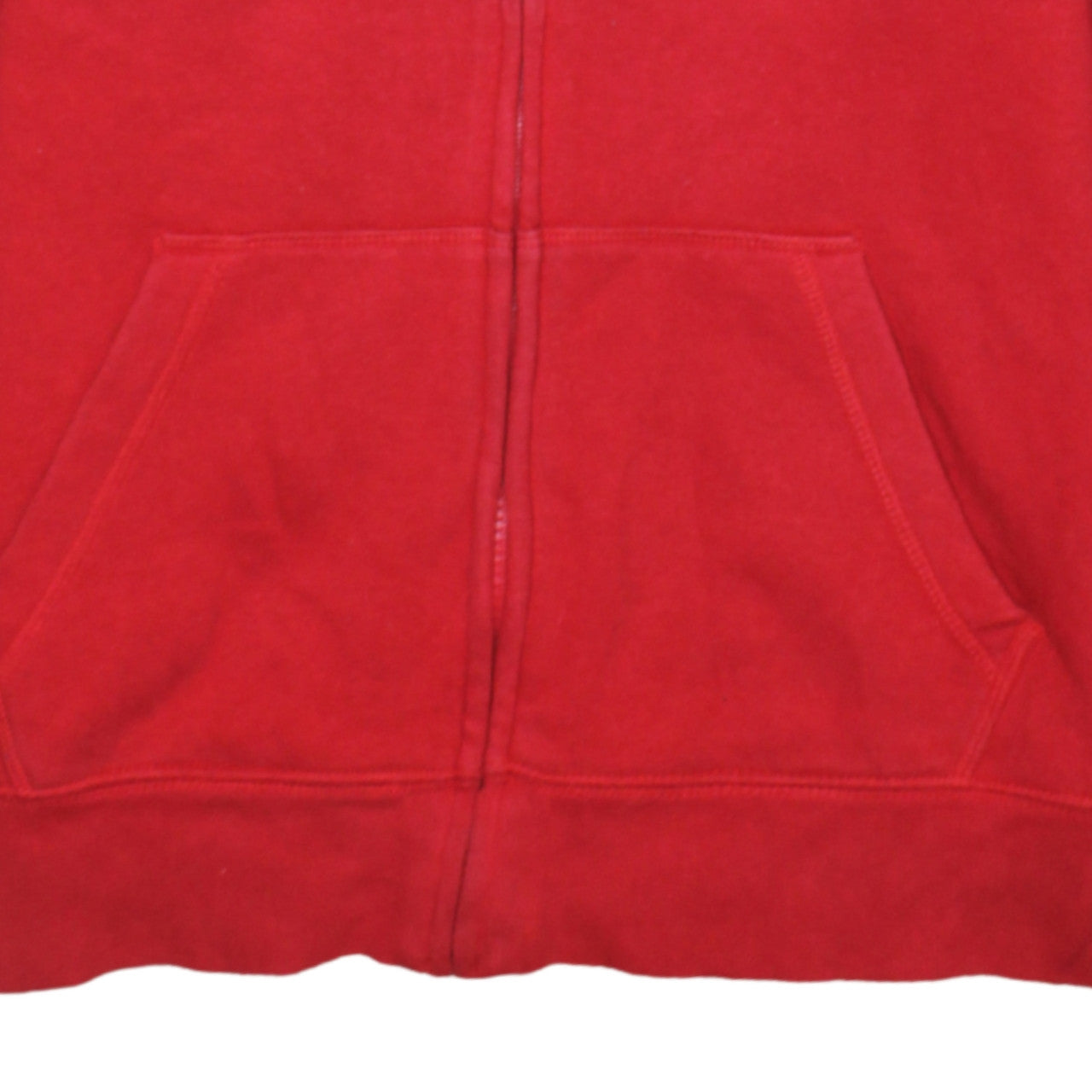 GAP Kids Boys Red Full Zip Hoodie XL 12-13 Years Cotton Blend Logo