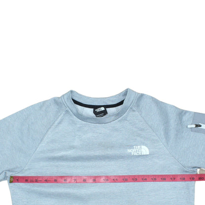 The North Face Boys Grey XL Pullover Sweatshirt Polyester Crew Neck