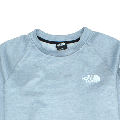 The North Face Boys Grey XL Pullover Sweatshirt Polyester Crew Neck