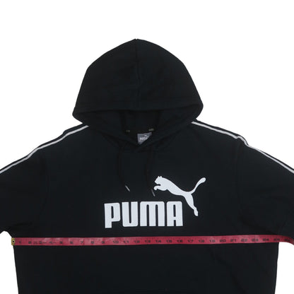Puma Men's Black XL Pullover Hoodie Graphic Logo Sportswear