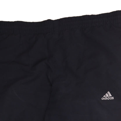 Adidas Boys Black M Track Pants Elastic Waist Jogger Style Activewear