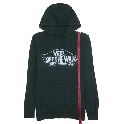 Vans Mens Green XS Pullover Hoodie Off The Wall Logo Skateboard Sweatshirt