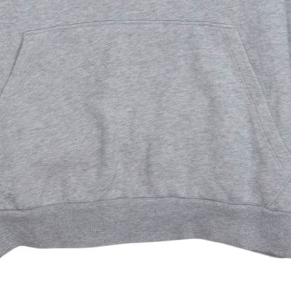 Puma Women Grey Logo Pullover Hoodie Size 12 Medium