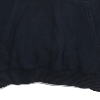 Calvin Klein Men's Blue Pullover Hoodie Size M Logo Fleece