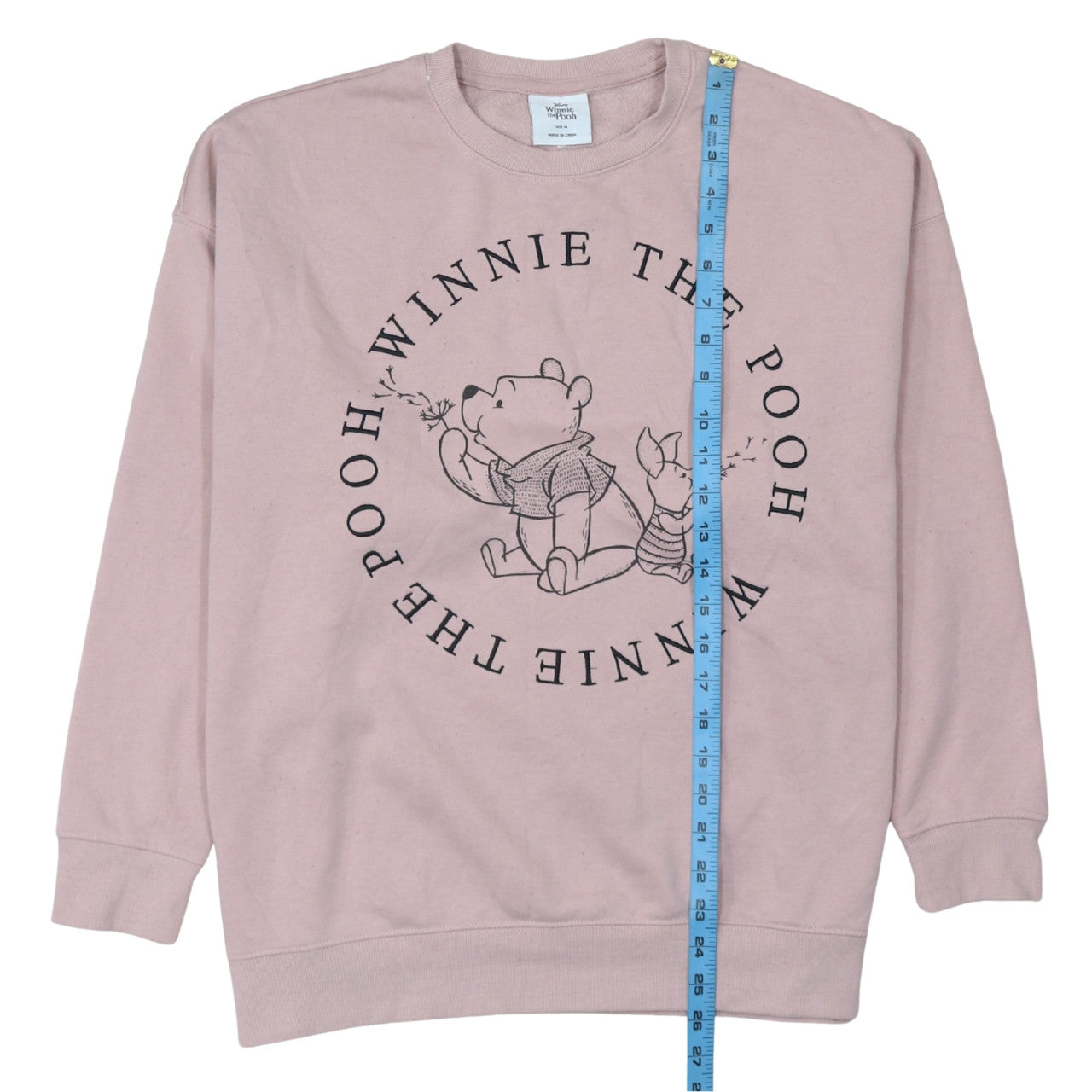 Disney Winnie the Pooh Women's Pink M Pullover Sweatshirt