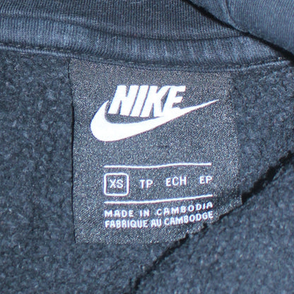 Nike Men's Black XS Full Zip Hoodie Fleece Sweatshirt