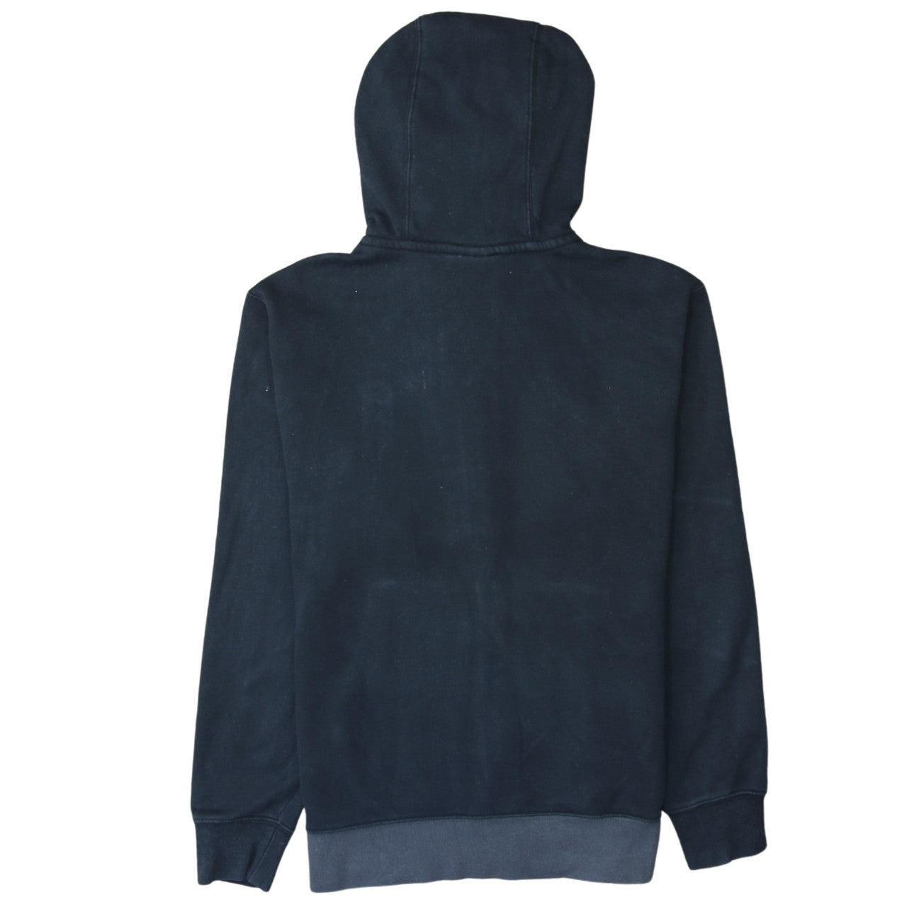 Nike Men’s Black Full Zip Hoodie S Fleece Cotton Logo Sportswear
