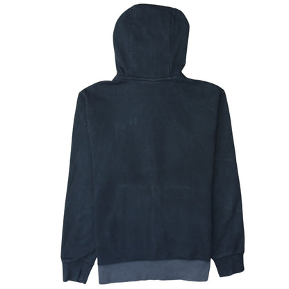 Nike Men’s Black Full Zip Hoodie S Fleece Cotton Logo Sportswear