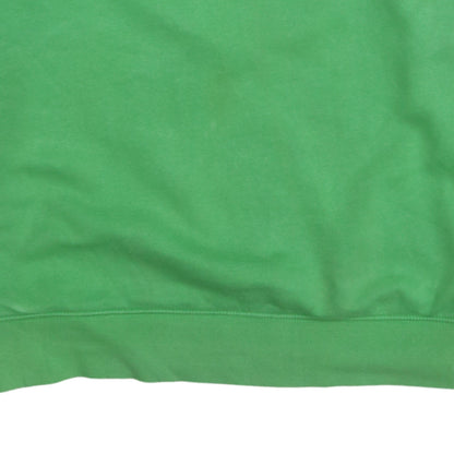Nike Men's Green Pullover Sweatshirt L Embroidered Logo Crew Neck