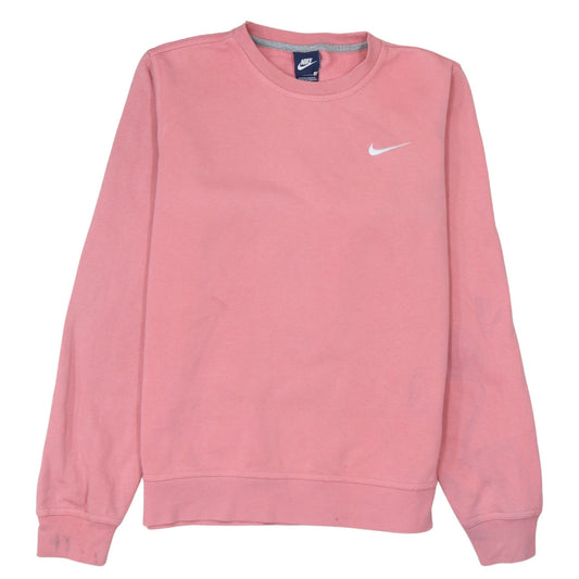 Nike Women's Pink Crew Neck Pullover Sweatshirt Size M