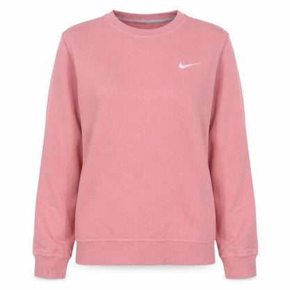 Nike Women's Pink Crew Neck Pullover Sweatshirt Size M