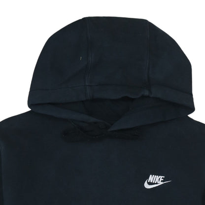 Nike Men's Black Pullover Hoodie Small Logo Sportswear Sweatshirt