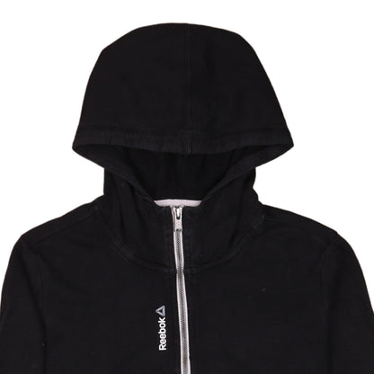 Reebok Men's Black Full Zip Hoodie Size M Sports Fleece Jacket