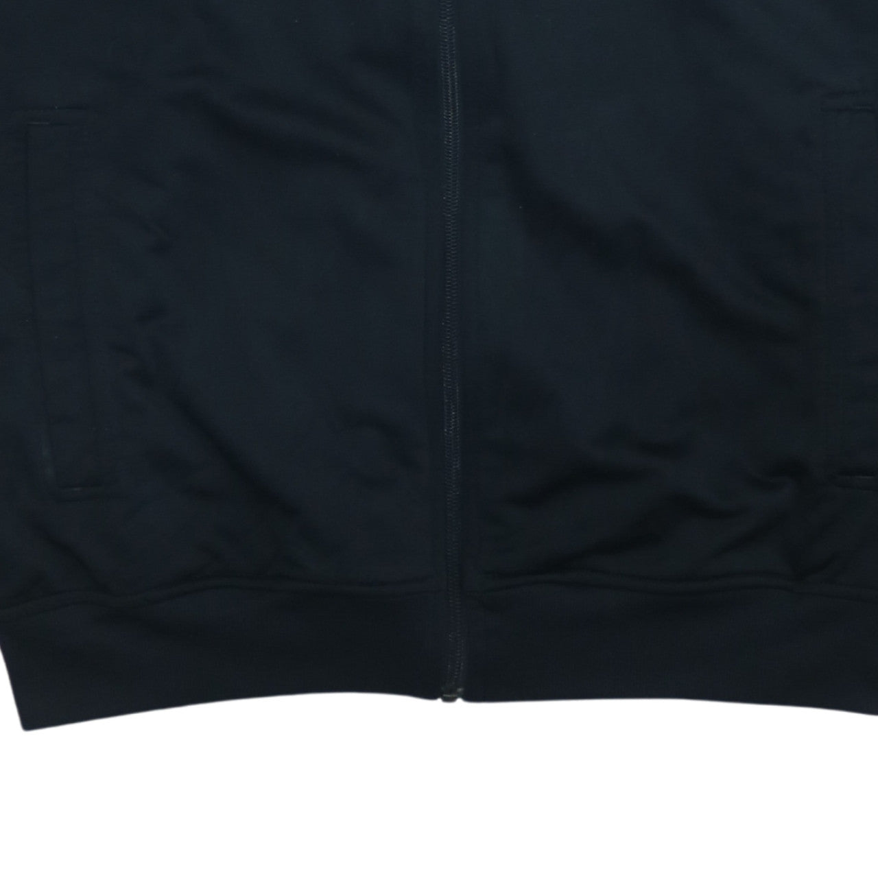 Adidas Men Black Full Zip Sweatshirt S Logo Sports Top