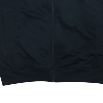 Adidas Men Black Full Zip Sweatshirt S Logo Sports Top