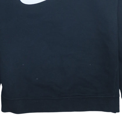 Nike Men's Black Small Pullover Sweatshirt Logo Crew Neck
