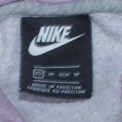 Nike Men's Purple Pullover Hoodie XS Fleece Logo Sweatshirt