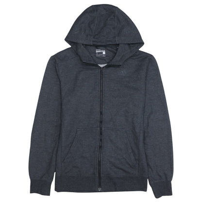 Adidas Men's Grey Full Zip Hoodie Size S Sport Essentials
