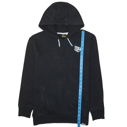 Everlast Men's Black Pullover Hoodie M Sports Fleece Sweatshirt