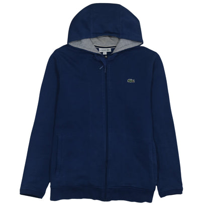 Lacoste Sport Men's Blue Full Zip Hoodie Size L Regular Fit