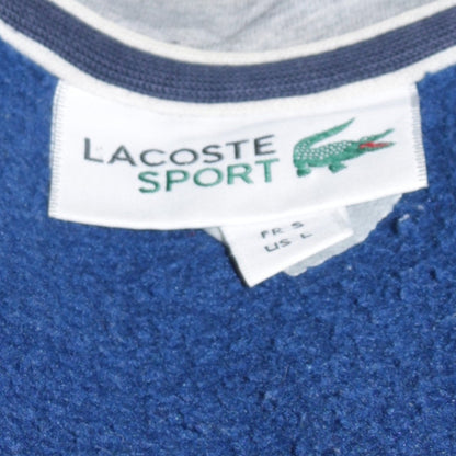 Lacoste Sport Men's Blue Full Zip Hoodie Size L Regular Fit
