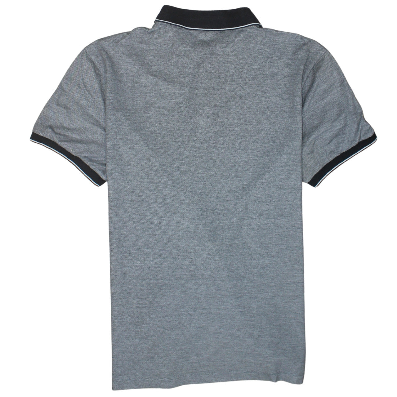 Hugo Boss Men's Grey Regular Fit Cotton Polo Shirt XL