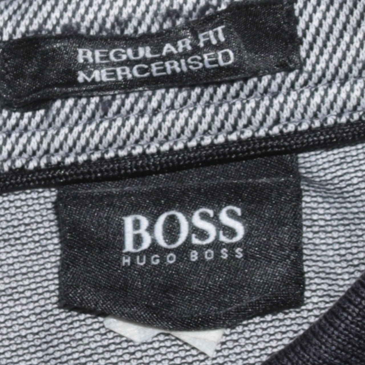 Hugo Boss Men's Grey Regular Fit Cotton Polo Shirt XL