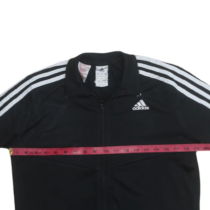 Adidas Boys Black Full Zip Sweatshirt 13-14 Years Sports Training Top