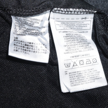 Adidas Boys Black Full Zip Sweatshirt 13-14 Years Sports Training Top