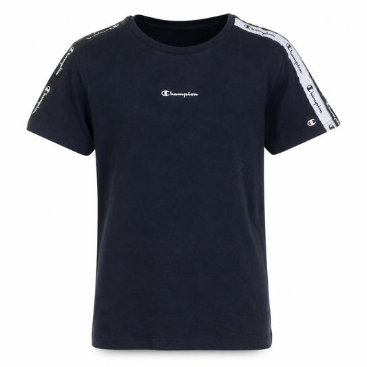 Champion Boys Blue Logo Tape Short Sleeve Crew Neck T-Shirt 15-16 Years
